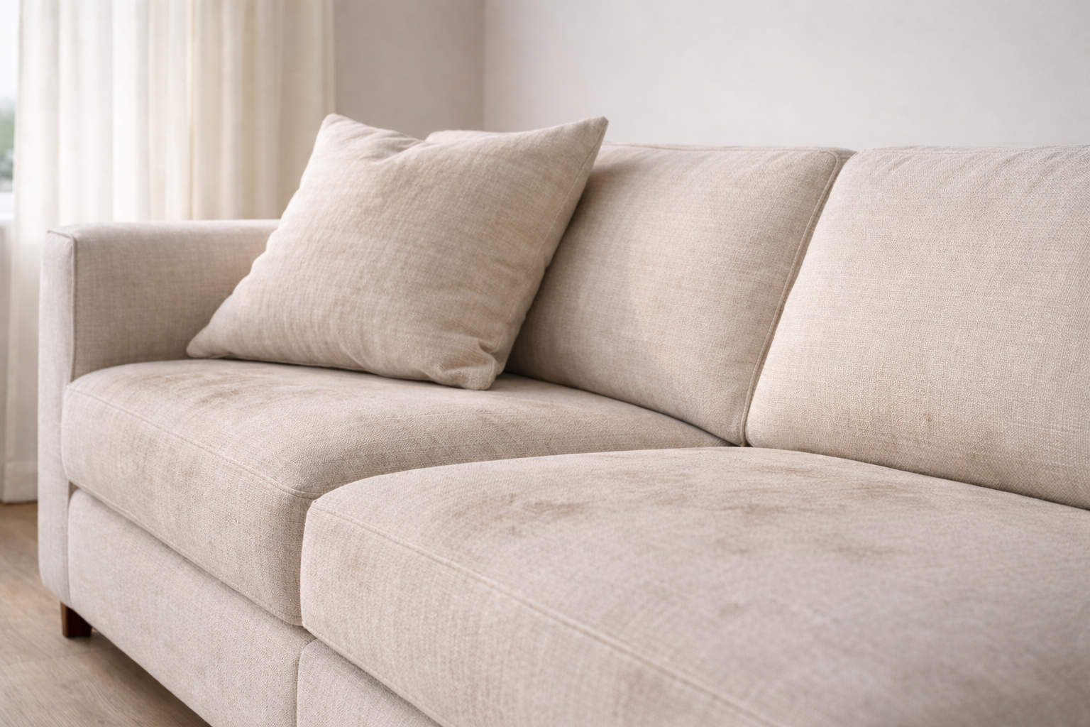 image of uncleaned sofa