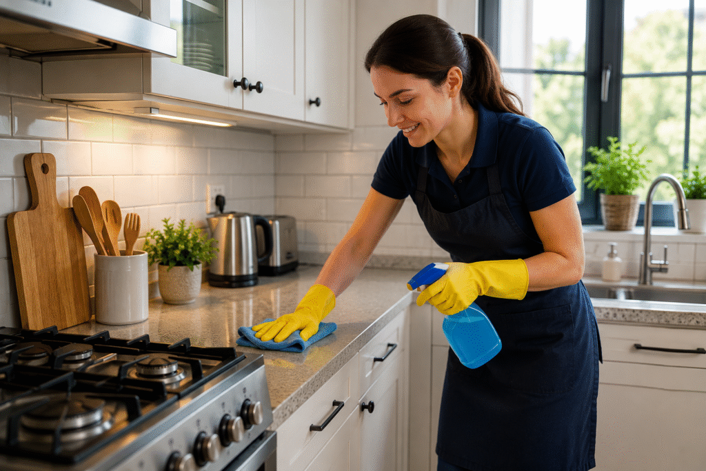 Kitchen deep cleaning