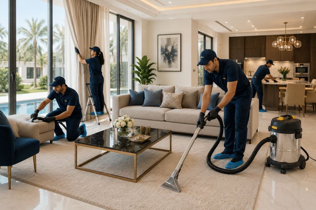 villa deep cleaning services